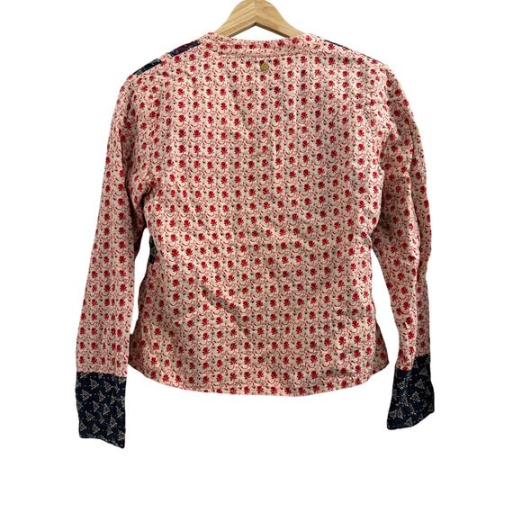 Anthropologie Antik Batik Mixed Print Quilted Jacket, Multi color size XS - Picture 4 of 7